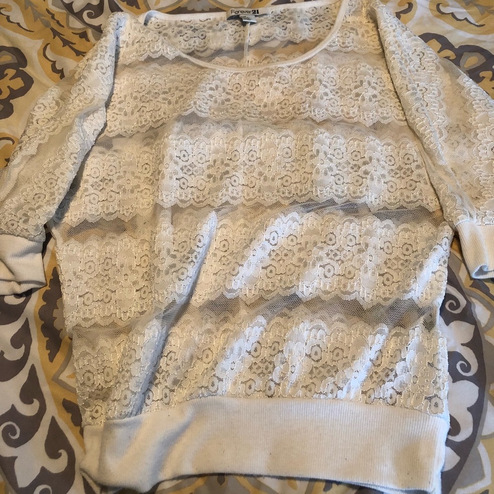 Forever 21 lace shirt